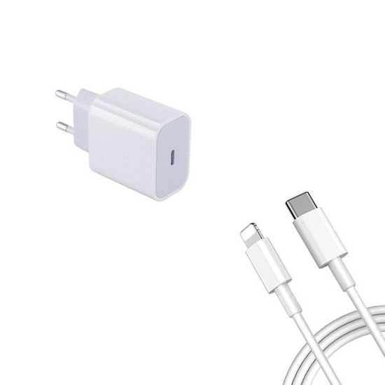 NEW SCIENCE IPHONE FC-101 20W USB TYPE-C CHAGER WHITE REF-0010